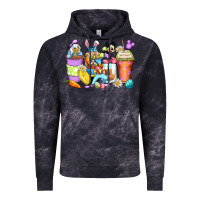 Easter Cartoon Characters Coffee Cups Vintage Hoodie | Teevron