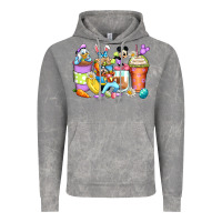 Cloud Rock easter cartoon characters coffee cups Vintage Hoodie - Zillion Design Studio