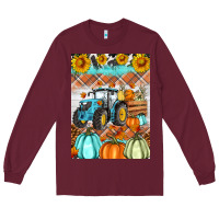 Burgundy fall farm tractor air freshener Long Sleeve Tee - Artiststas