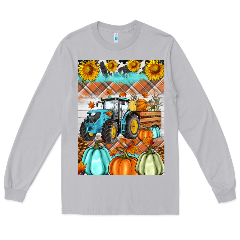 Fall Farm Tractor Air Freshener Long Sleeve Tee by Artiststas | Teevron