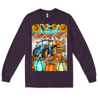 Plum fall farm tractor air freshener Long Sleeve Tee - Artiststas