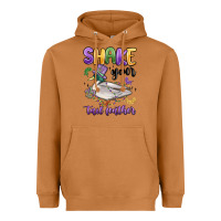 Meerkat shake your tail feather mardi gras Heavyweight Hoodie - MaliasSmallBusiness