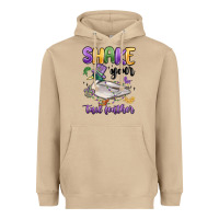 Mushroom shake your tail feather mardi gras Heavyweight Hoodie - MaliasSmallBusiness
