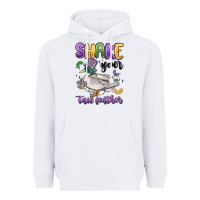 White shake your tail feather mardi gras Heavyweight Hoodie - MaliasSmallBusiness