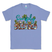 Colony Blue simply blessed Classic Tee - JahusDesignShop