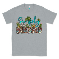 Heather Grey simply blessed Classic Tee - JahusDesignShop
