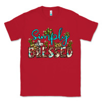 Red simply blessed Classic Tee - JahusDesignShop