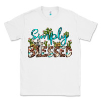 White simply blessed Classic Tee - JahusDesignShop