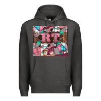 Charcoal Heather rt Premium Hoodie - LillyAllenDesigns
