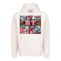 Pale Pink rt Premium Hoodie - LillyAllenDesigns