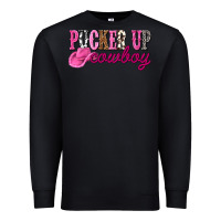 Black pucker up cowboy Premium Sweatshirt - NancyCooperArtShop