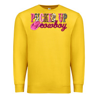 Lemon pucker up cowboy Premium Sweatshirt - NancyCooperArtShop