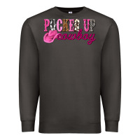 Smoke pucker up cowboy Premium Sweatshirt - NancyCooperArtShop