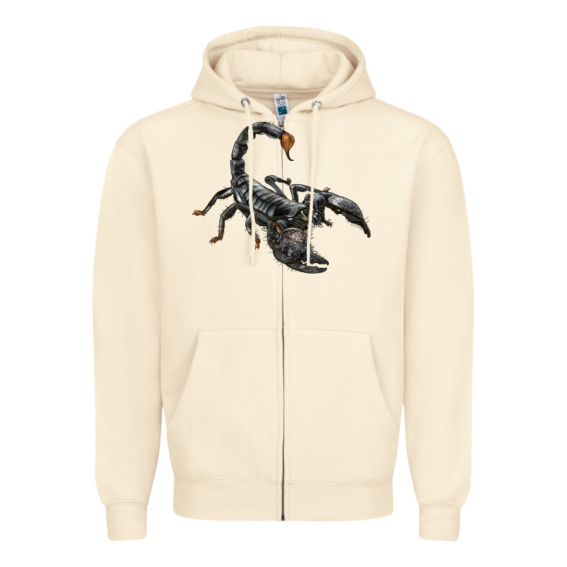 Scorpion Zipper Hoodie by LillyAllenDesigns | Teevron
