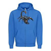 True Royal scorpion Zipper Hoodie - LillyAllenDesigns