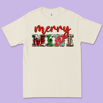 Christmas Merry Mini Premium Tee Designed By Barkaloodesign