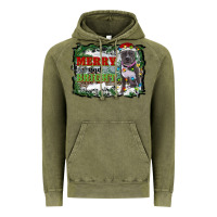 Vintage Olive merry and bright pitbull with farm Vintage Hoodie - RanaPortraitStore