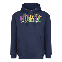 Navy nurse mardi gras Heavyweight Hoodie - MaliasSmallBusiness