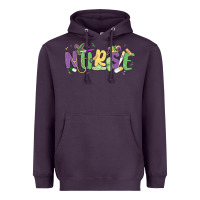 Plum nurse mardi gras Heavyweight Hoodie - MaliasSmallBusiness