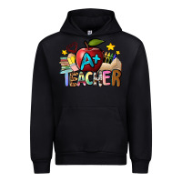 Black a teacher Urban Hoodie - NancyCooperArtShop