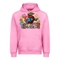 Fuchsia Pink a teacher Urban Hoodie - NancyCooperArtShop