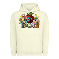 Pigment Pistachio a teacher Urban Hoodie - NancyCooperArtShop