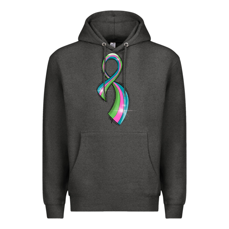 Metastatic Breast Cancer Ribbon Premium Hoodie by LillyAllenDesigns | Teevron
