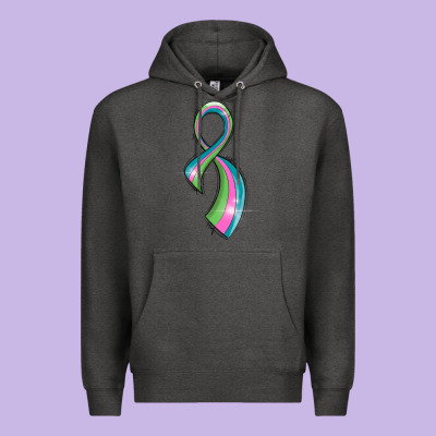 Metastatic Breast Cancer Ribbon Premium Hoodie Designed By Lillyallendesigns