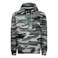 Slate Camo metastatic breast cancer ribbon Premium Hoodie - LillyAllenDesigns