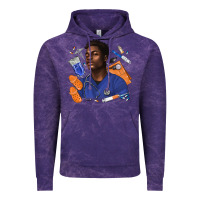 Cloud Purple afro man nurse Vintage Hoodie - texasbilliewilder