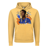 Vintage Mustard afro man nurse Vintage Hoodie - texasbilliewilder