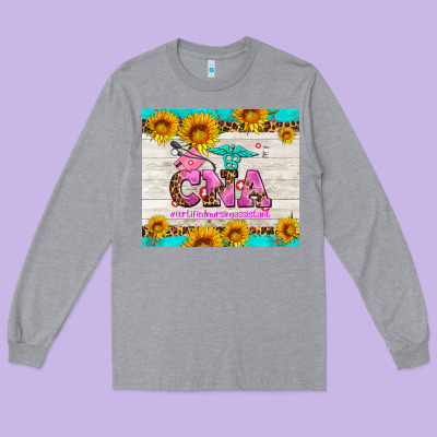 Western Cna Long Sleeve Tee Designed By Adodesignshop