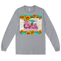 Heather Grey western cna Long Sleeve Tee - AdoDesignShop