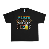 Black raised on sweet and tea jesus Urban Heavy Tee - CowhideDigitalArt