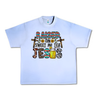 Grape Ice raised on sweet and tea jesus Urban Heavy Tee - CowhideDigitalArt