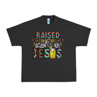 Pigment Black raised on sweet and tea jesus Urban Heavy Tee - CowhideDigitalArt
