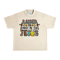 Sandshell raised on sweet and tea jesus Urban Heavy Tee - CowhideDigitalArt