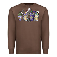 Chestnut skeleton coffee cups Premium Sweatshirt - NancyCooperArtShop