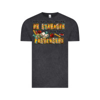 Vintage Black may your coffe always be stronger than your passengers Vintage Tee - CowhideDigitalArt