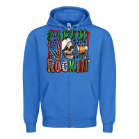 True Royal jingle bell rockin skeleton christmas Zipper Hoodie - Jasminsmagicworld