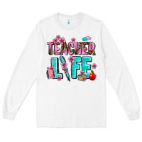 White teacher life Long Sleeve Tee - AdoDesignShop