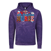 Cloud Purple all american nurse Vintage Hoodie - texasbilliewilder