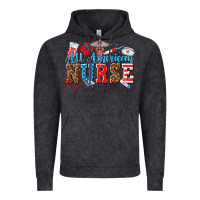 Vintage Black all american nurse Vintage Hoodie - texasbilliewilder