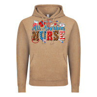 Vintage Coffee all american nurse Vintage Hoodie - texasbilliewilder