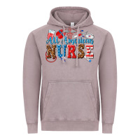 Vintage Zinc all american nurse Vintage Hoodie - texasbilliewilder