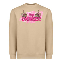 Mushroom Hey Cancer Heavyweight Sweatshirt - texasbilliewilder