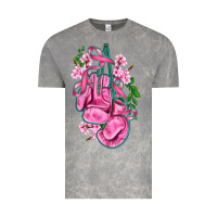 Cloud Rock cancer boxing gloves with ribbon Vintage Tee - AdoDesignShop