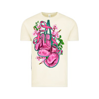 Vintage Arctic cancer boxing gloves with ribbon Vintage Tee - AdoDesignShop