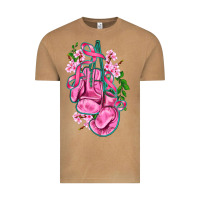 Vintage Camel cancer boxing gloves with ribbon Vintage Tee - AdoDesignShop