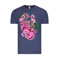 Cancer Boxing Gloves With Ribbon Vintage Tee | Teevron